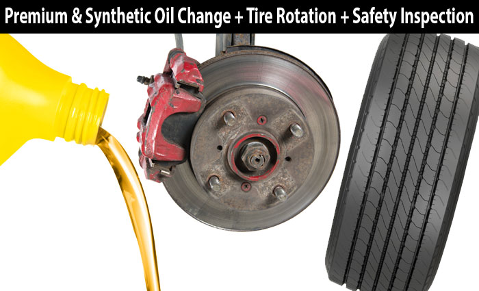Oil change and tire rotation special